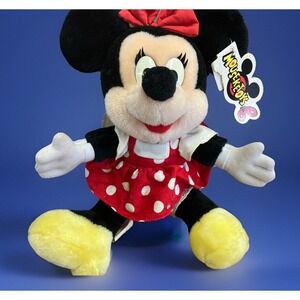 Vintage‎ Disney Mouseketoys Minnie Mouse Plush Doll 8"